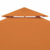 Pavillon-Ersatzdach 310 g/m² Orange 3x4 m