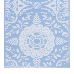 Outdoor-Teppich Babyblau 160x230 cm PP