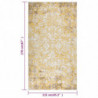 Outdoor-Teppich Flachgewebe 115x170 cm Gelb
