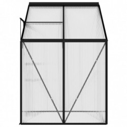 Gewächshaus Anthrazit Aluminium 2,59 m³