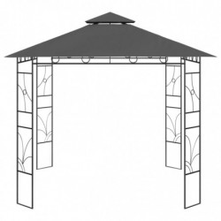 Pavillon Walentin 3x3x2,7 m Anthrazit 160 g/m²