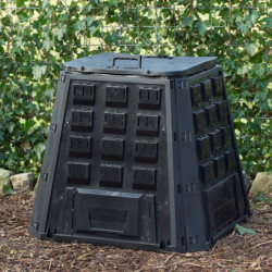 Nature Kompostbehälter Schwarz 400 L 6071480