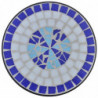 MOSAIK Beistelltisch Tisch Bistrotisch Blumenständer Blau