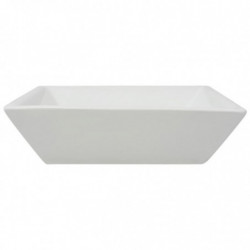 Waschbecken Quadratisch Keramik Weiß 41,5 x 41,5 x 12 cm
