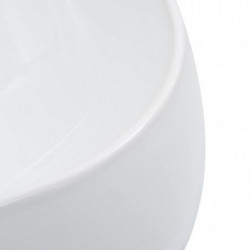 Waschbecken 44,5 x 39,5 x 14,5 cm Keramik Weiß