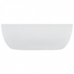 Waschbecken 42,5 x 42,5 x 14,5 cm Keramik Weiß