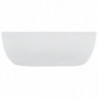 Waschbecken 42,5 x 42,5 x 14,5 cm Keramik Weiß