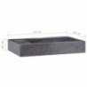 Waschbecken Schwarz 58x39x10 cm Marmor