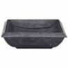 Waschbecken Schwarz 50x35x10 cm Marmor