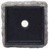 Waschbecken Schwarz 30x30x13 cm Marmor