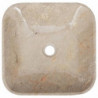 Waschbecken Grau 40x40x10 cm Marmor