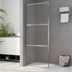 Duschwand für Begehbare Dusche mit Klarem ESG-Glas 100x195 cm