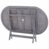 Klappbarer Gartentisch 160 x 85 x 75 cm Massivholz Akazie