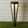 HI LED-Solar-Gartenleuchte 58 cm Schwarz