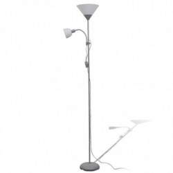 Stehlampe Grau