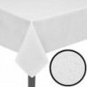5 Tischdecken Weiß 190 x 130 cm