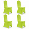 Stretch Stuhlbezug 4 Stück Grün