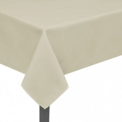 Tischdecken 5 Stk Creme 170x130 cm