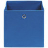 Aufbewahrungsboxen 10 Stk. Blau 32×32×32 cm Stoff