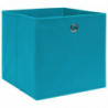 Aufbewahrungsboxen 10 Stk. Babyblau 32×32×32 cm Stoff