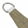 Sonnensegel Oxford-Gewebe Quadratisch 4x4 m Beige