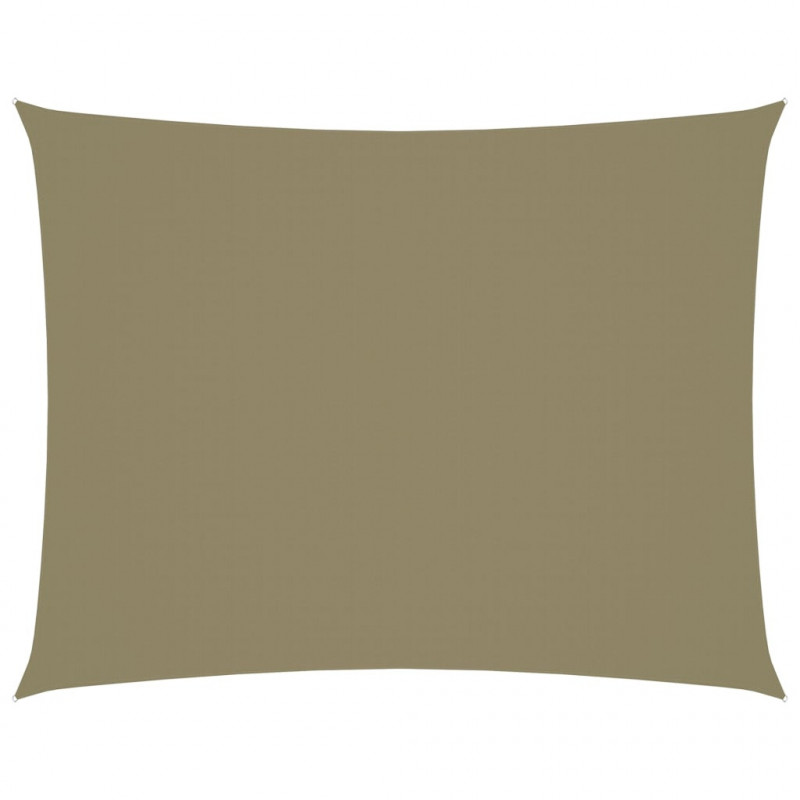 Sonnensegel Oxford-Gewebe Rechteckig 2x3,5 m Beige