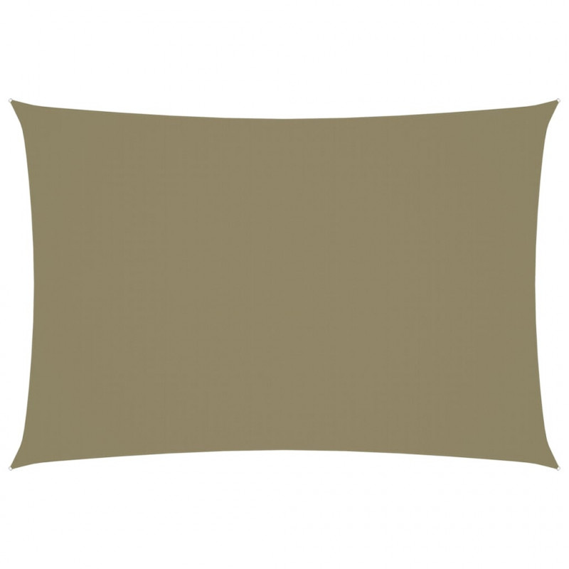 Sonnensegel Oxford-Gewebe Rechteckig 2,5x4,5 m Beige