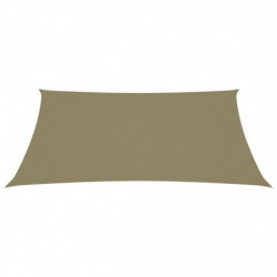 Sonnensegel Oxford-Gewebe Rechteckig 2,5x4,5 m Beige