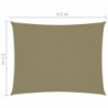 Sonnensegel Oxford-Gewebe Rechteckig 3,5x4,5 m Beige