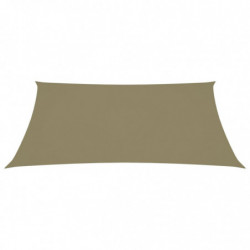 Sonnensegel Oxford-Gewebe Rechteckig 4x5 m Beige