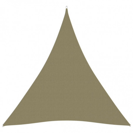 Sonnensegel Oxford-Gewebe Dreieckig 3x4x4 m Beige