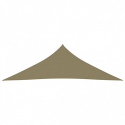 Sonnensegel Oxford-Gewebe Dreieckig 3,5x3,5x4,9 m Beige