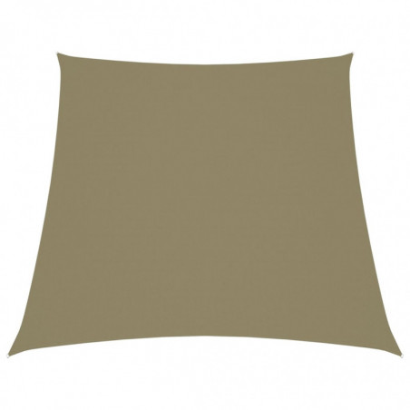 Sonnensegel Oxford-Gewebe Trapezförmig 4/5x3 m Beige