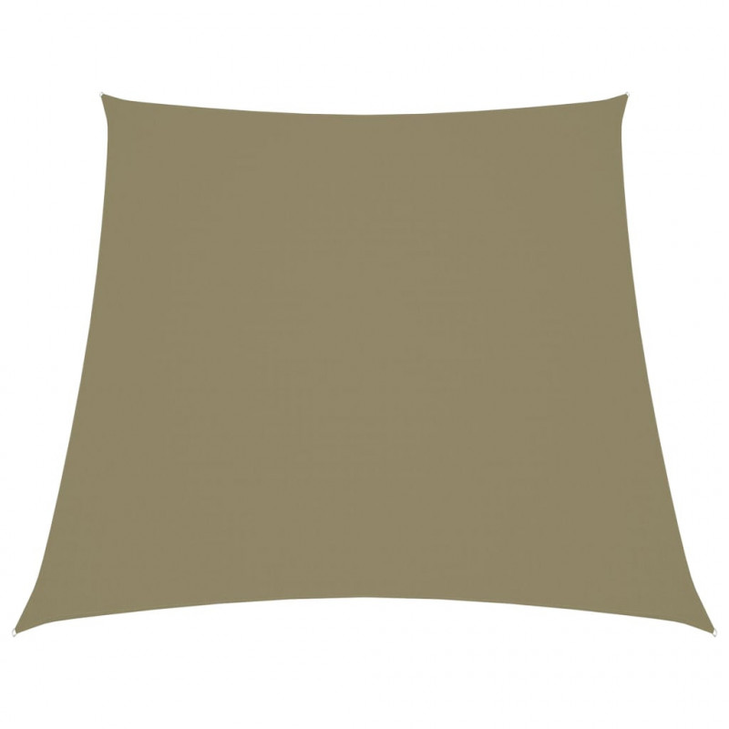 Sonnensegel Oxford-Gewebe Trapezförmig 4/5x4 m Beige