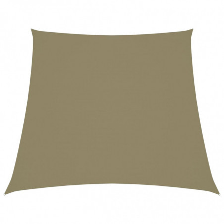 Sonnensegel Oxford-Gewebe Trapezförmig 4/5x4 m Beige