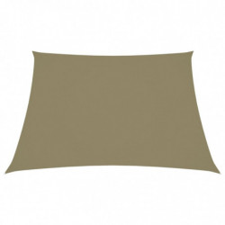 Sonnensegel Oxford-Gewebe Trapezförmig 4/5x4 m Beige