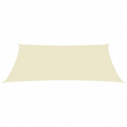 Sonnensegel Oxford-Gewebe Rechteckig 2,5x4,5 m Creme