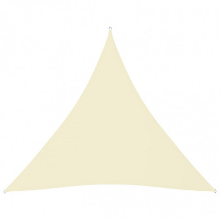 Sonnensegel Oxford-Gewebe Dreieckig 3x3x3 m Creme