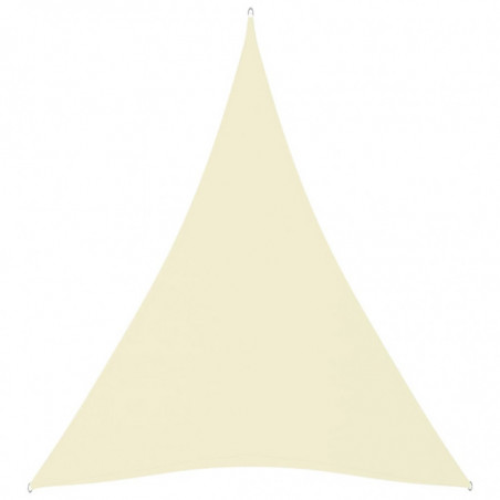 Sonnensegel Oxford-Gewebe Dreieckig 4x5x5 m Creme
