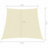 Sonnensegel Oxford-Gewebe Trapezförmig 3/4x2 m Creme