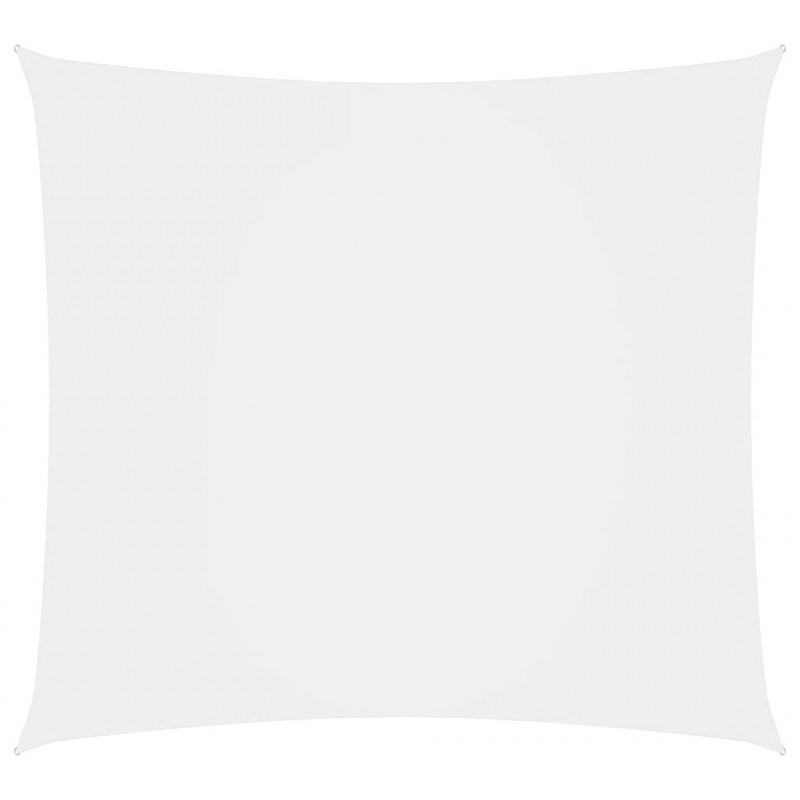 Sonnensegel Oxford-Gewebe Quadratisch 5x5 m Weiß