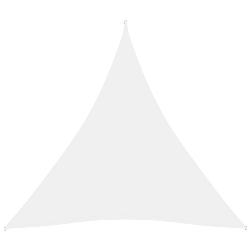 Sonnensegel Oxford-Gewebe Dreieckig 3x3x3 m Weiß