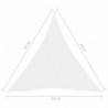 Sonnensegel Oxford-Gewebe Dreieckig 4,5x4,5x4,5 m Weiß