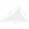 Sonnensegel Oxford-Gewebe Dreieckig 4x5x6,4 m Weiß