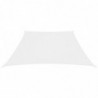 Sonnensegel Oxford-Gewebe Trapezförmig 3/4x2 m Weiß