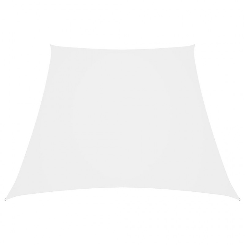 Sonnensegel Oxford-Gewebe Trapezförmig 3/4x3 m Weiß