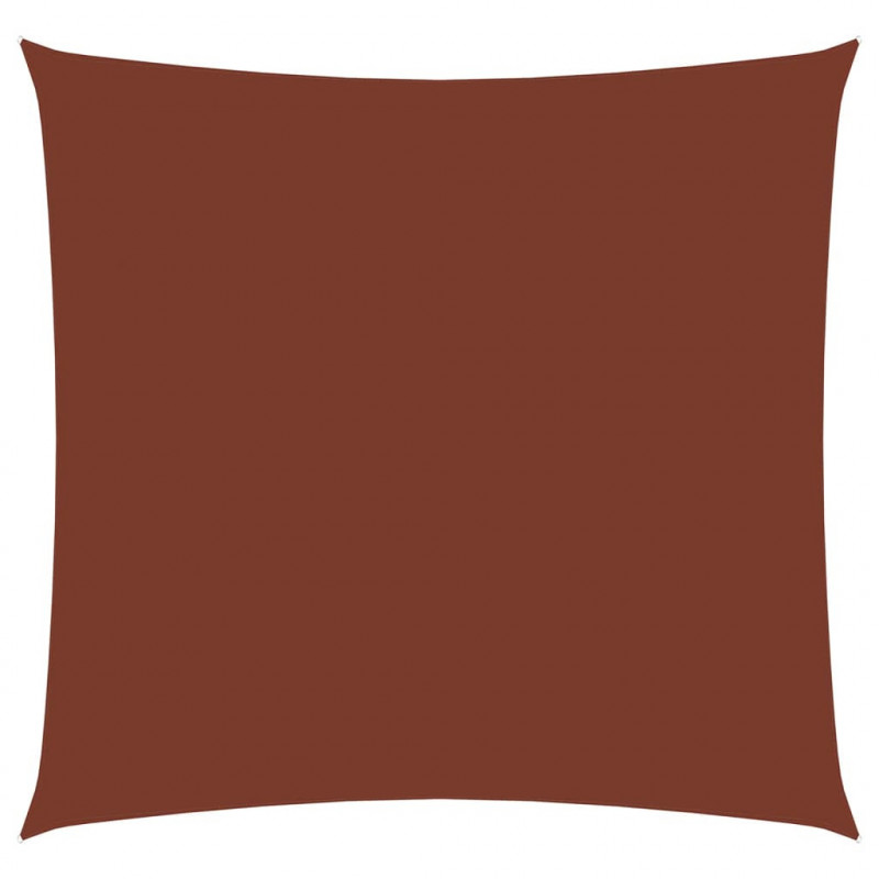 Sonnensegel Oxford-Gewebe Quadratisch 7x7 m Terracotta-Rot