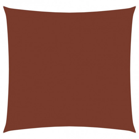 Sonnensegel Oxford-Gewebe Quadratisch 7x7 m Terracotta-Rot
