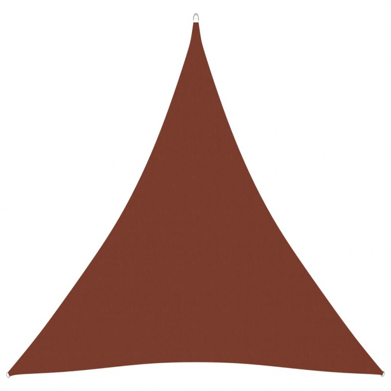 Sonnensegel Oxford-Gewebe Dreieckig 4,5x4,5x4,5 m Terrakottarot