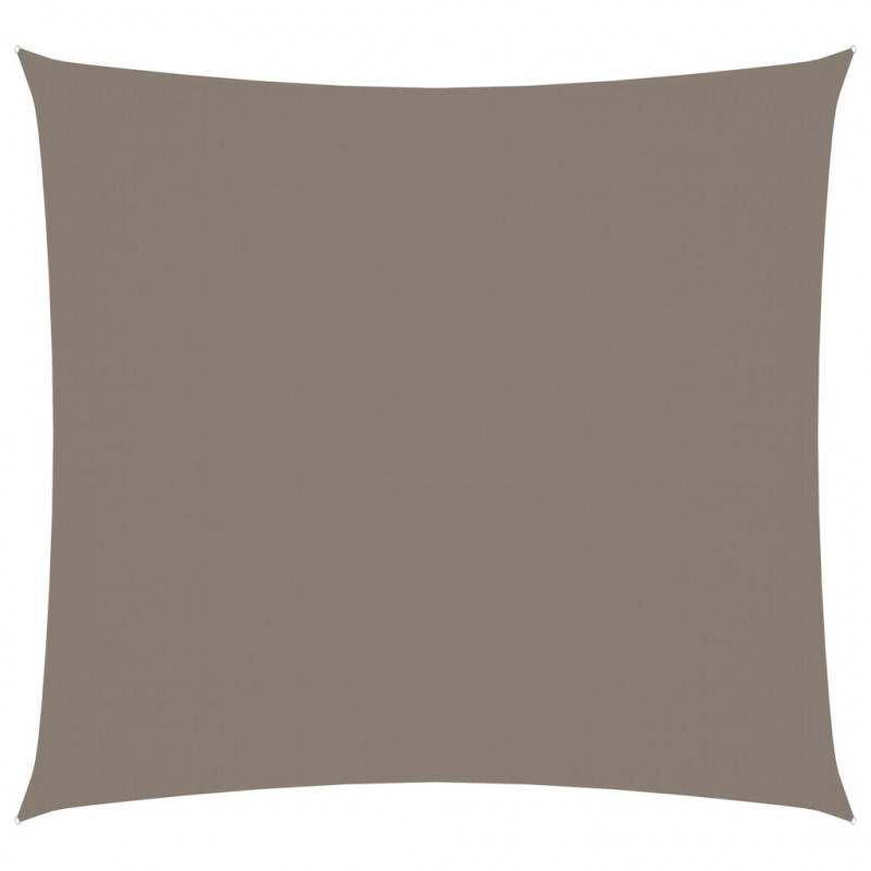 Sonnensegel Oxford Gewebe Quadratisch 3,6x3,6 m Taupe